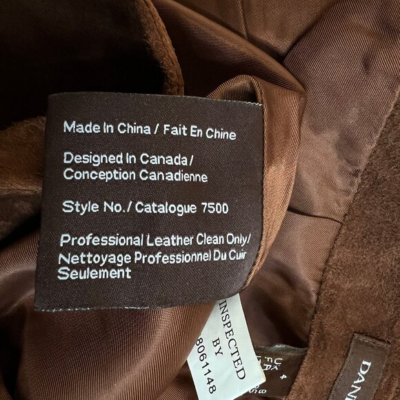 Vintage Suede Leather Boho High Rise Waisted Slit Column Hippie Bohemian 90s Y2K - Picture 6 of 9